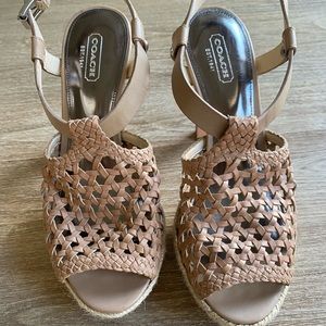 Coach Platform Heels size 7
